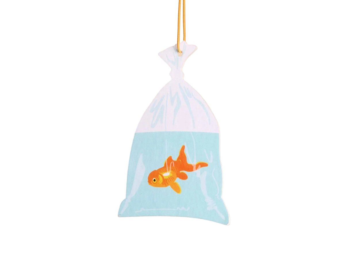 Goldfish in Bag Air Freshener - Rain Scent
