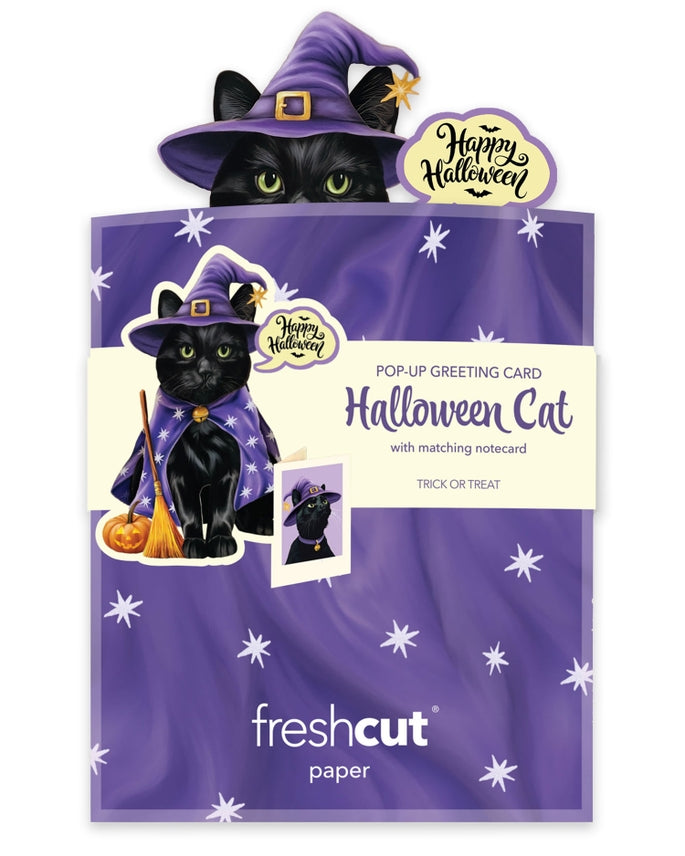 Halloween Cat, Mini Pop-up Card