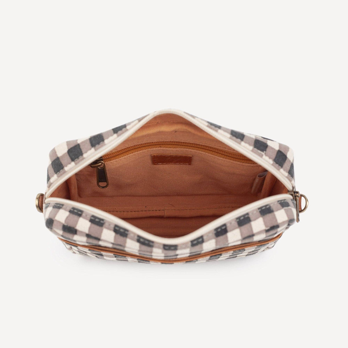 Camera Bag - Ink Gingham