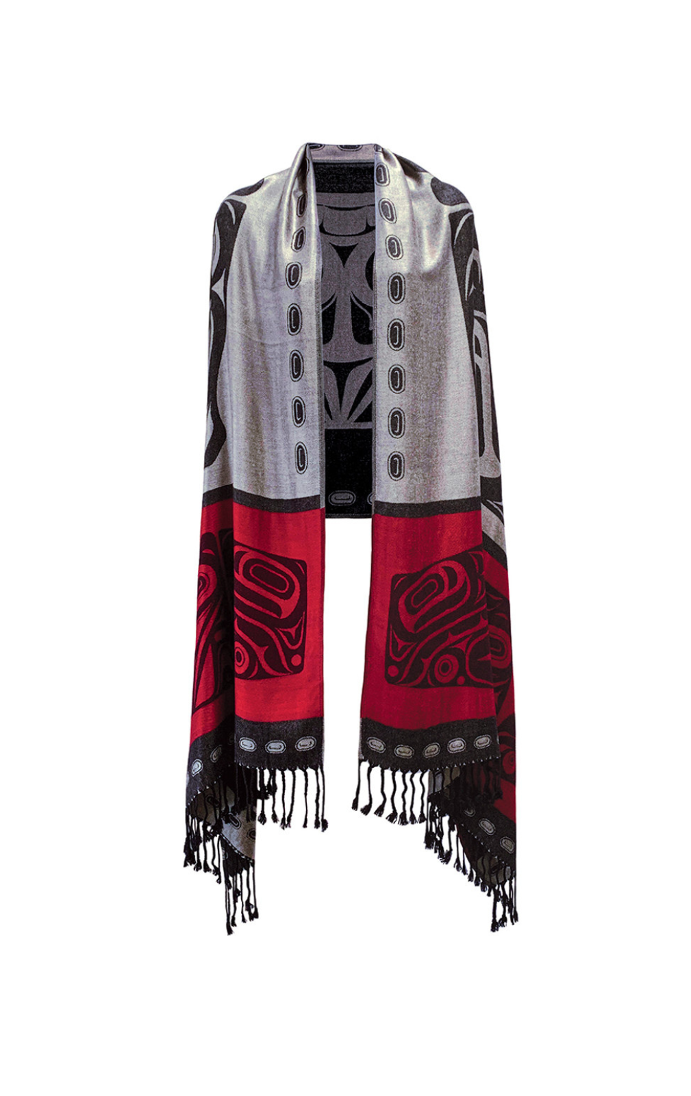 Shawl With Contemporary Indigenous Design