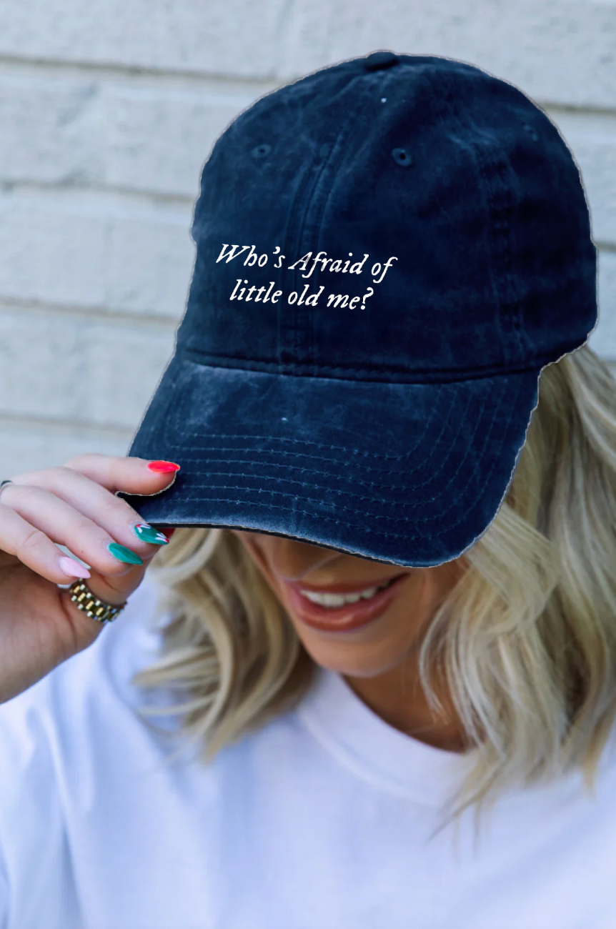 Who's Afraid Hat in Denim