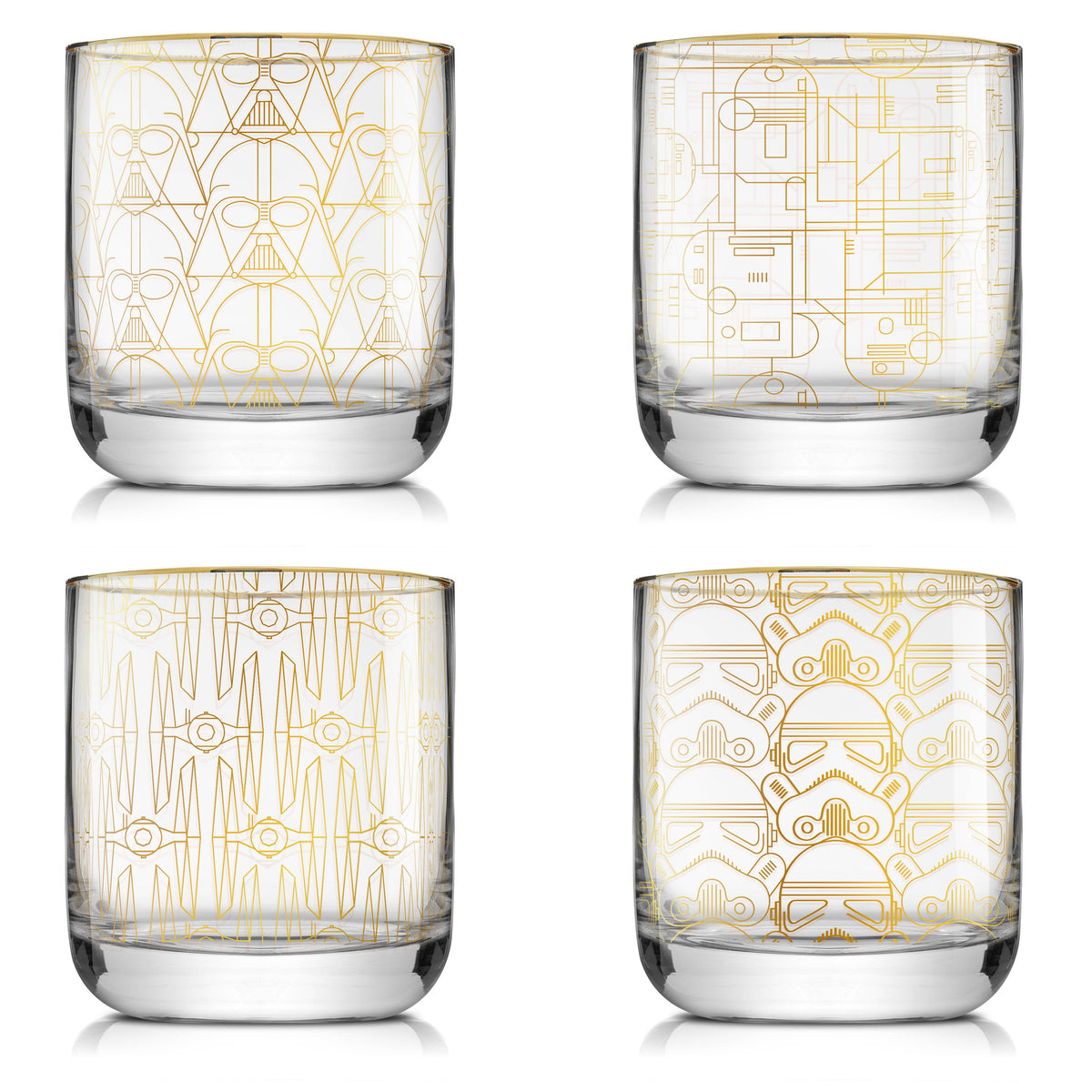 Star Wars™ Deco Drinking Glasses, Set of 4- LIMITED EDITION