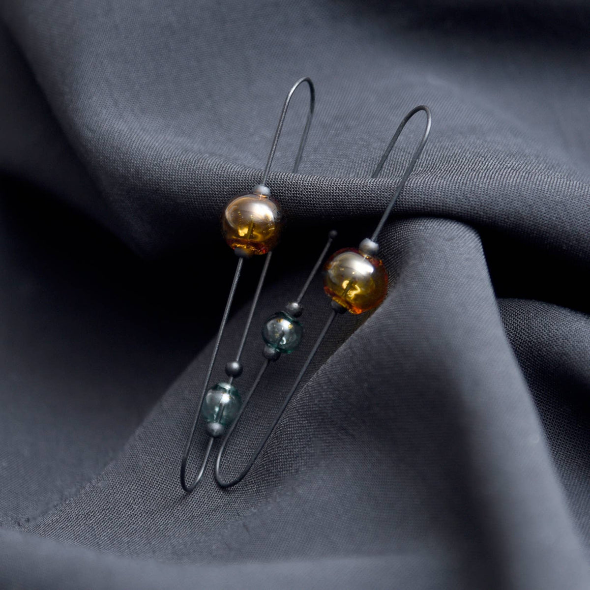 Harp Hoop Earrings