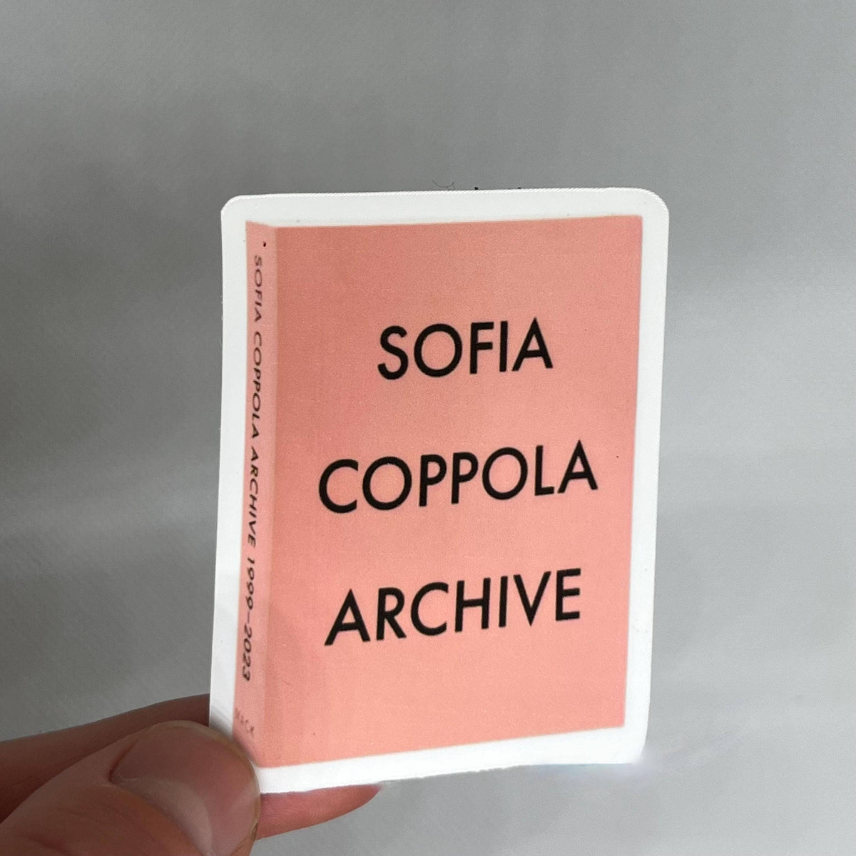 Sofia Coppola Archive Book Cover Kiss-Cut Sticker