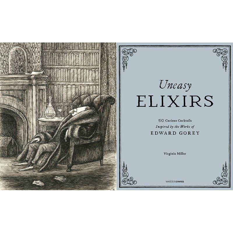 Uneasy Elixirs 50 Curious Cocktails Inspired E. Gorey