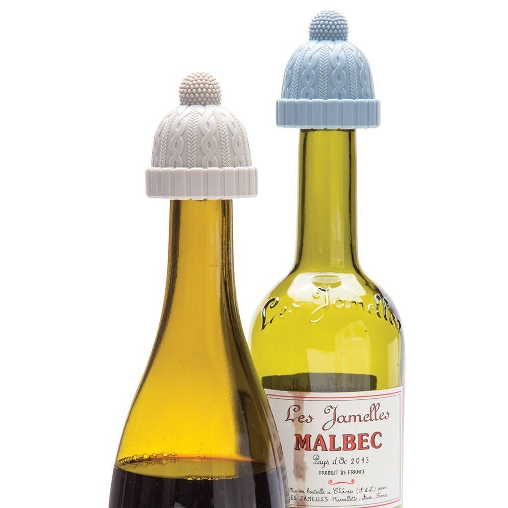 Winter Hat Bottle Stoppers | Beanie Pack Of 2