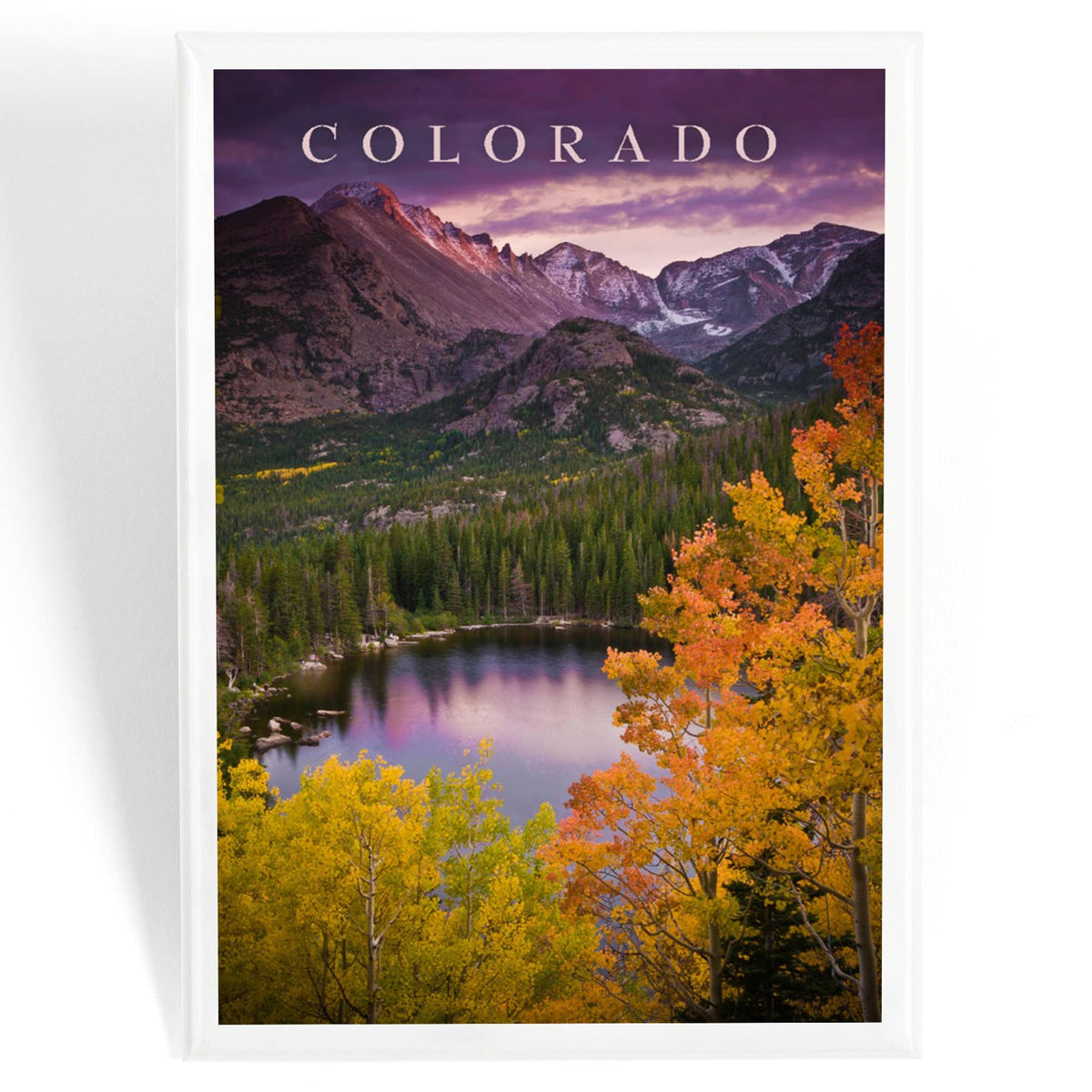 Colorado Purple Sky & Lake Magnet