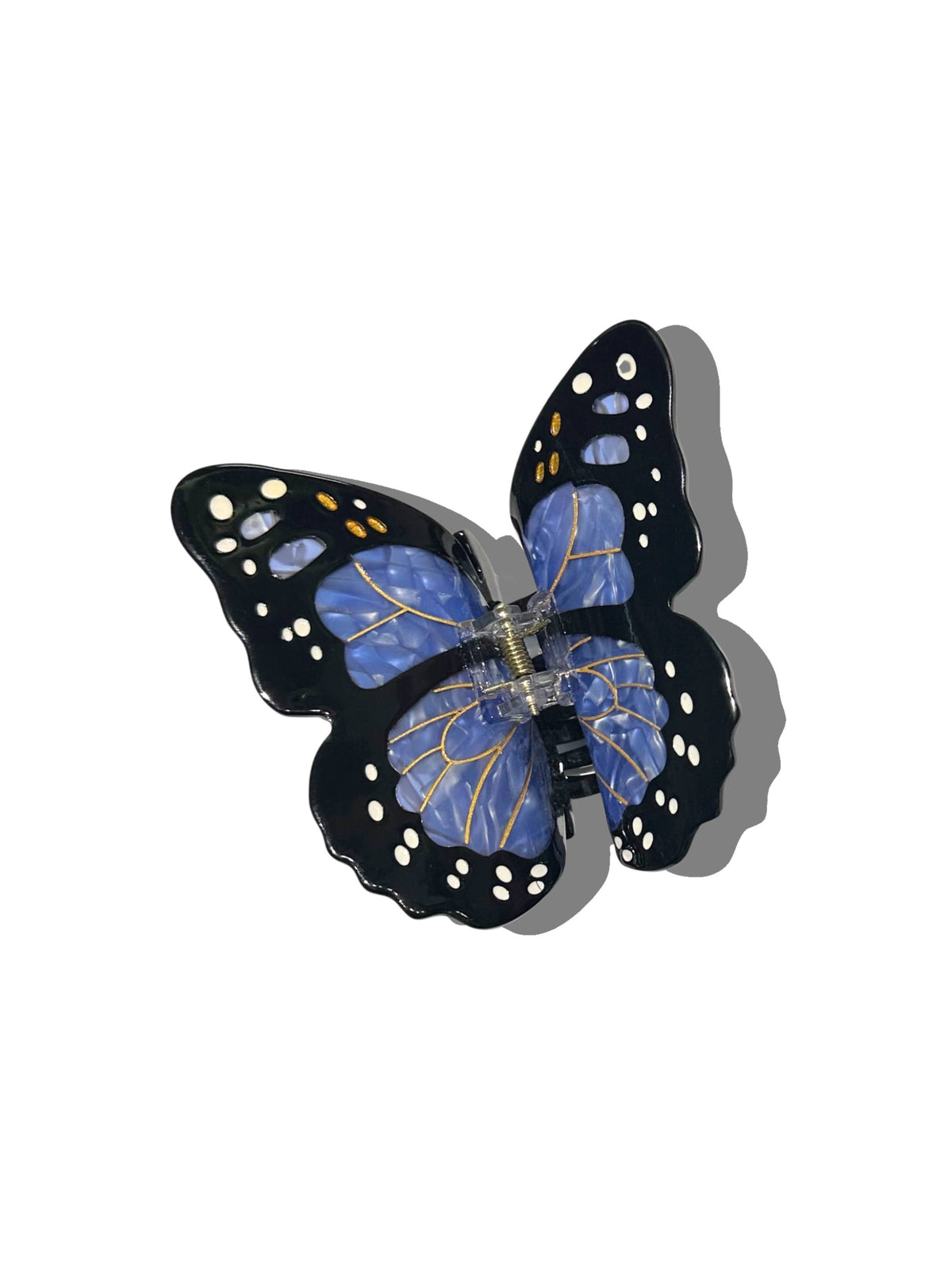 Hand-painted Monarch Butterfly Claw Hair Clip