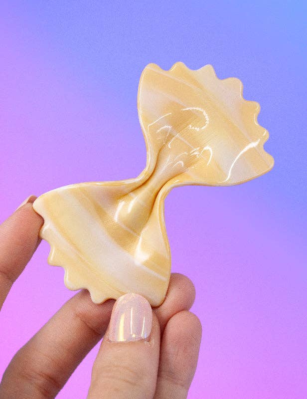 Farfalle Bow Tie Italian Pasta Hair Barrette