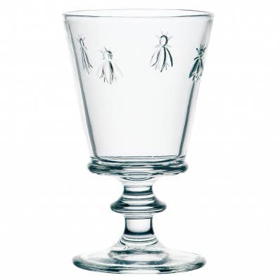 Bee Clear Water Glass