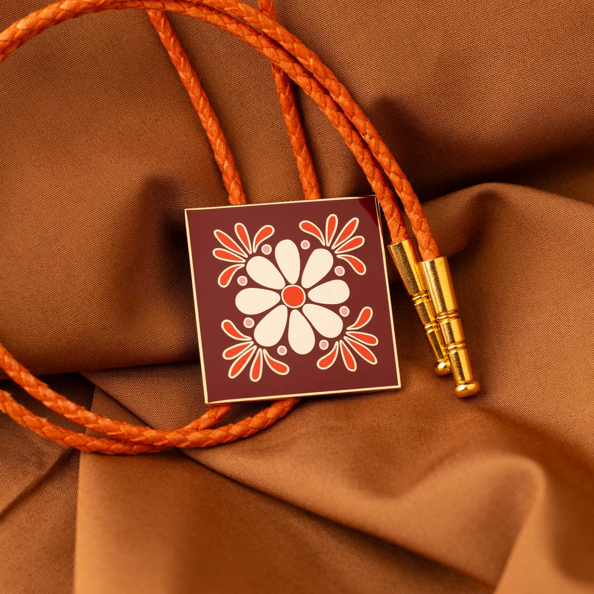 Mexican Tile Bolo Tie with Marisol Ortega