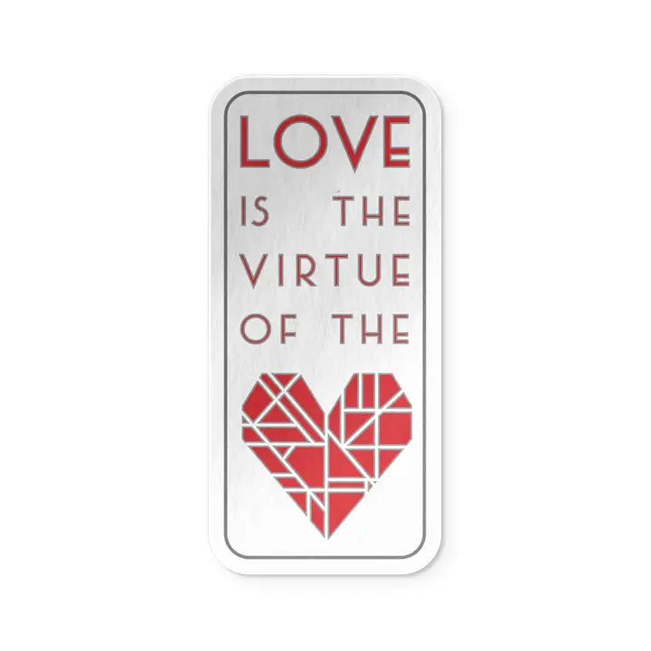 Frank Lloyd Wright - Love Is the Virtue of the Heart Sticker