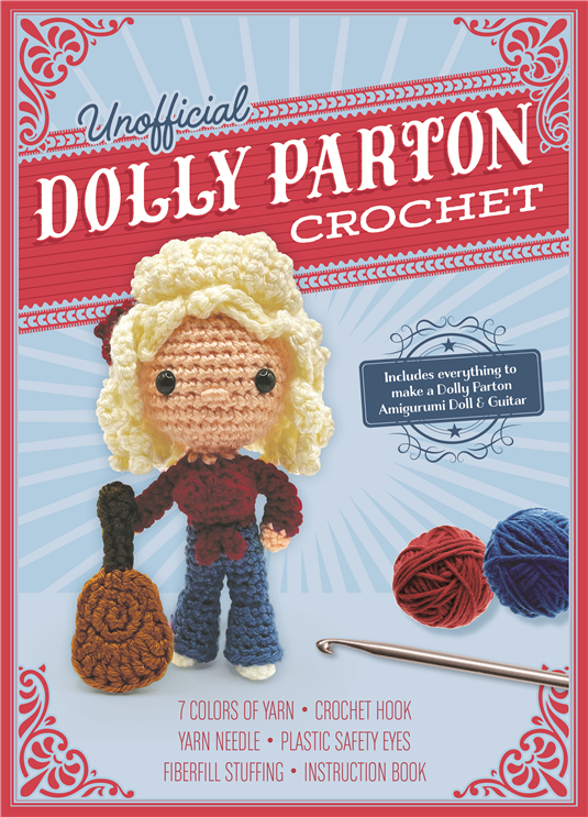 Unofficial Dolly Parton Book And Crochet Kit