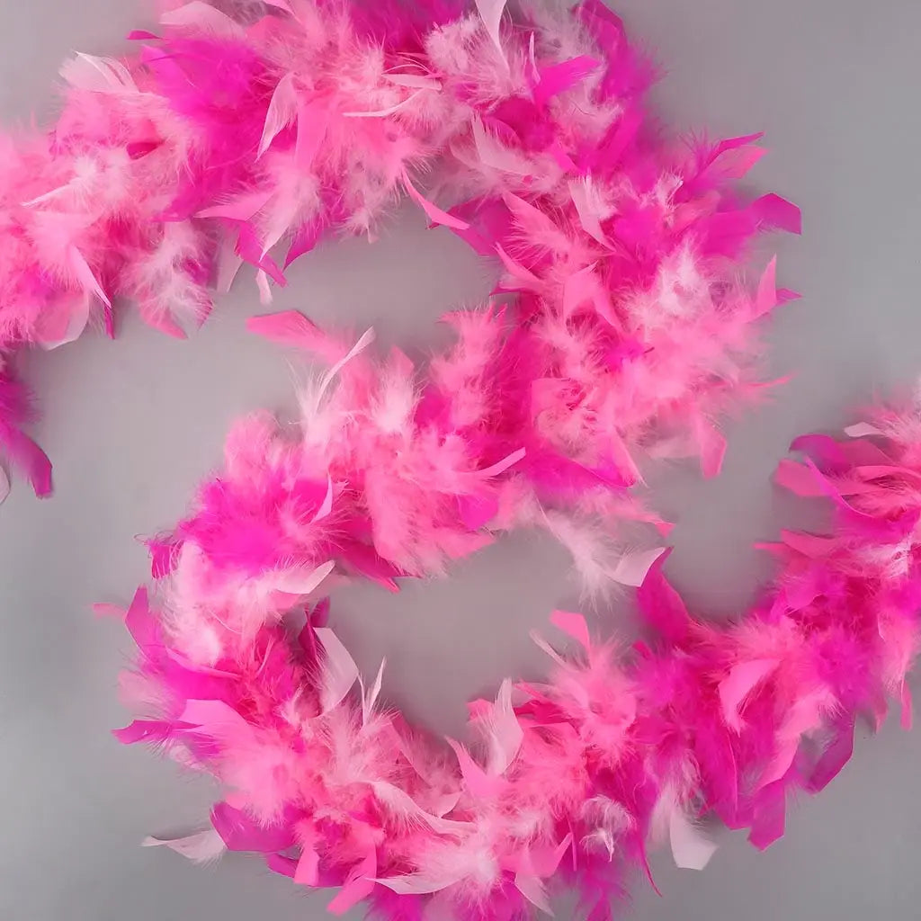 Pink Chandelle Feather Boa