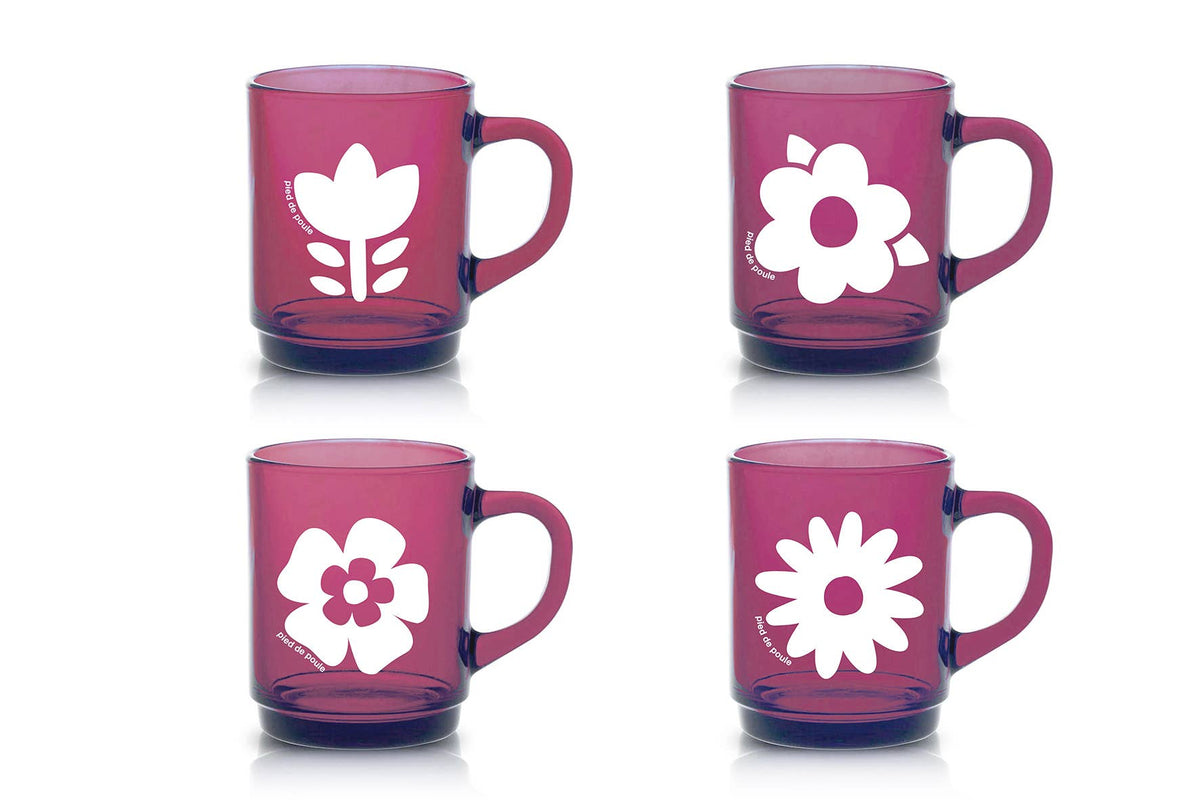 Duralex mug - “Retro” Plum