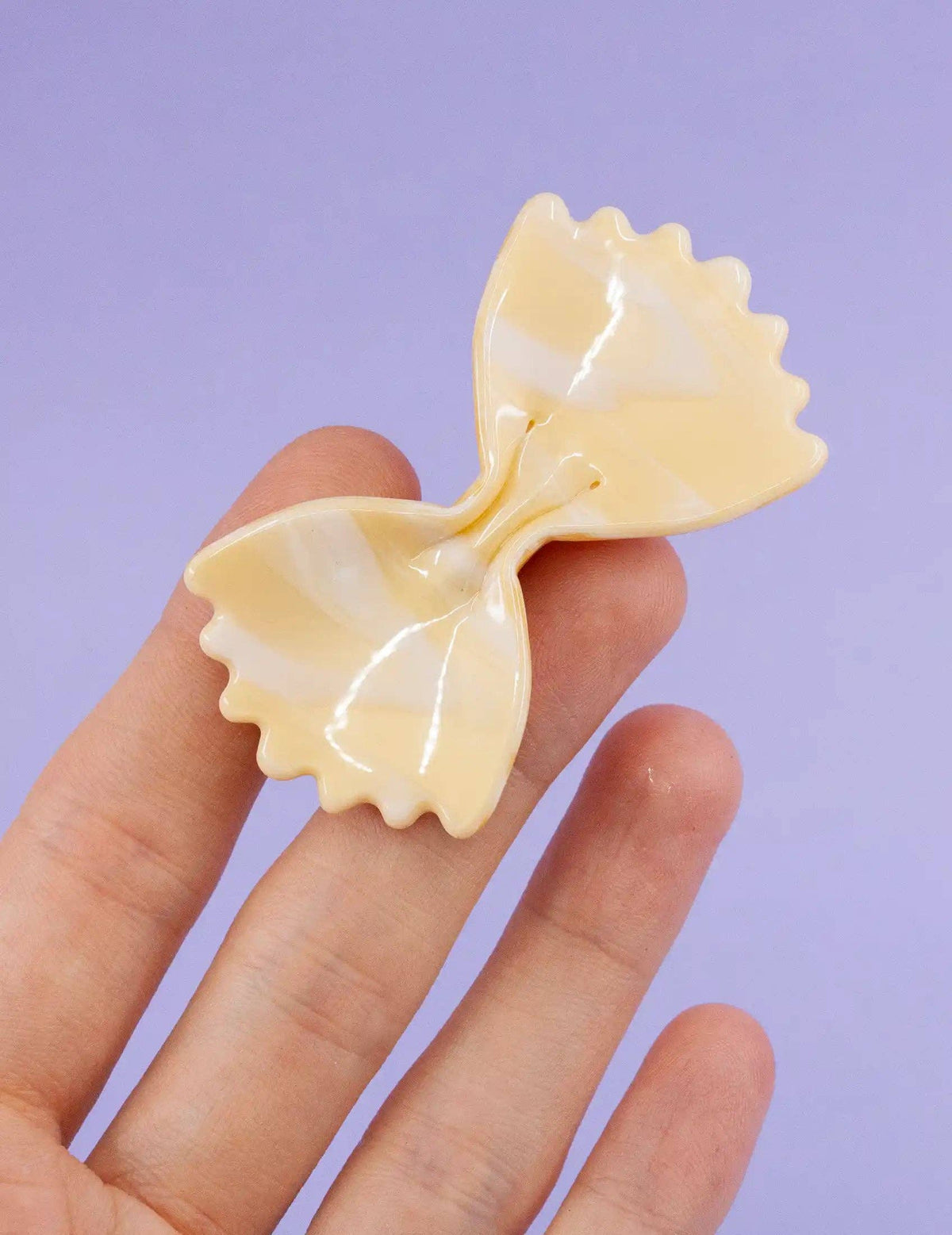 Farfalle Pasta Italian Bow Tie Alligator Hair Clip