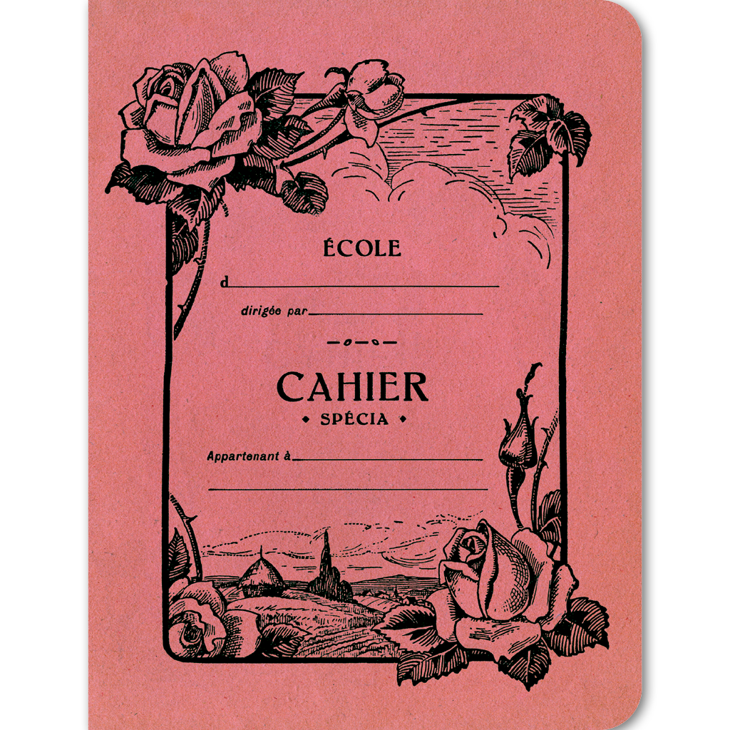 Rose - French Notebook