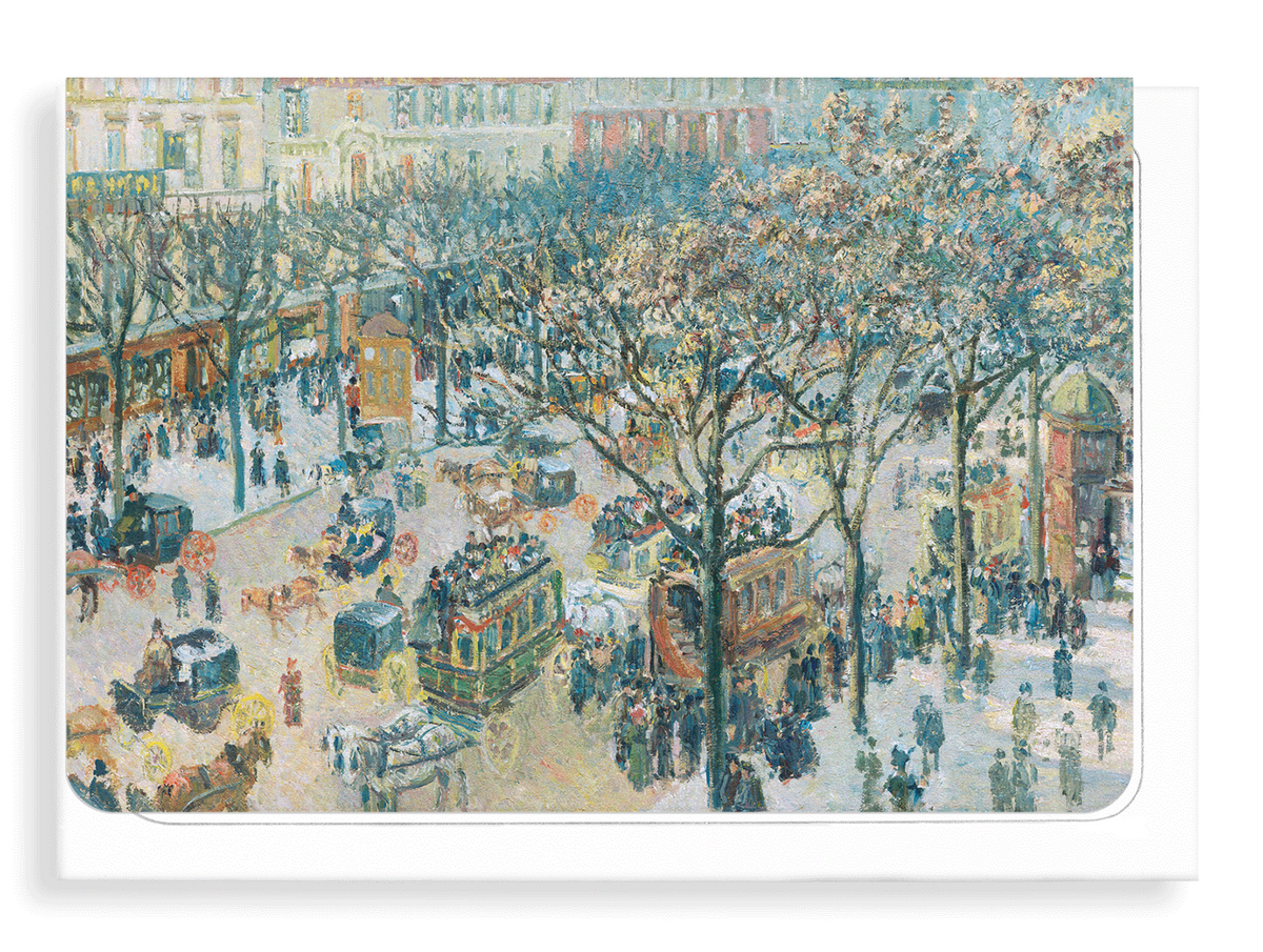 Boulevard des Italiens, Morning Sunlight, 1897: Individual Card