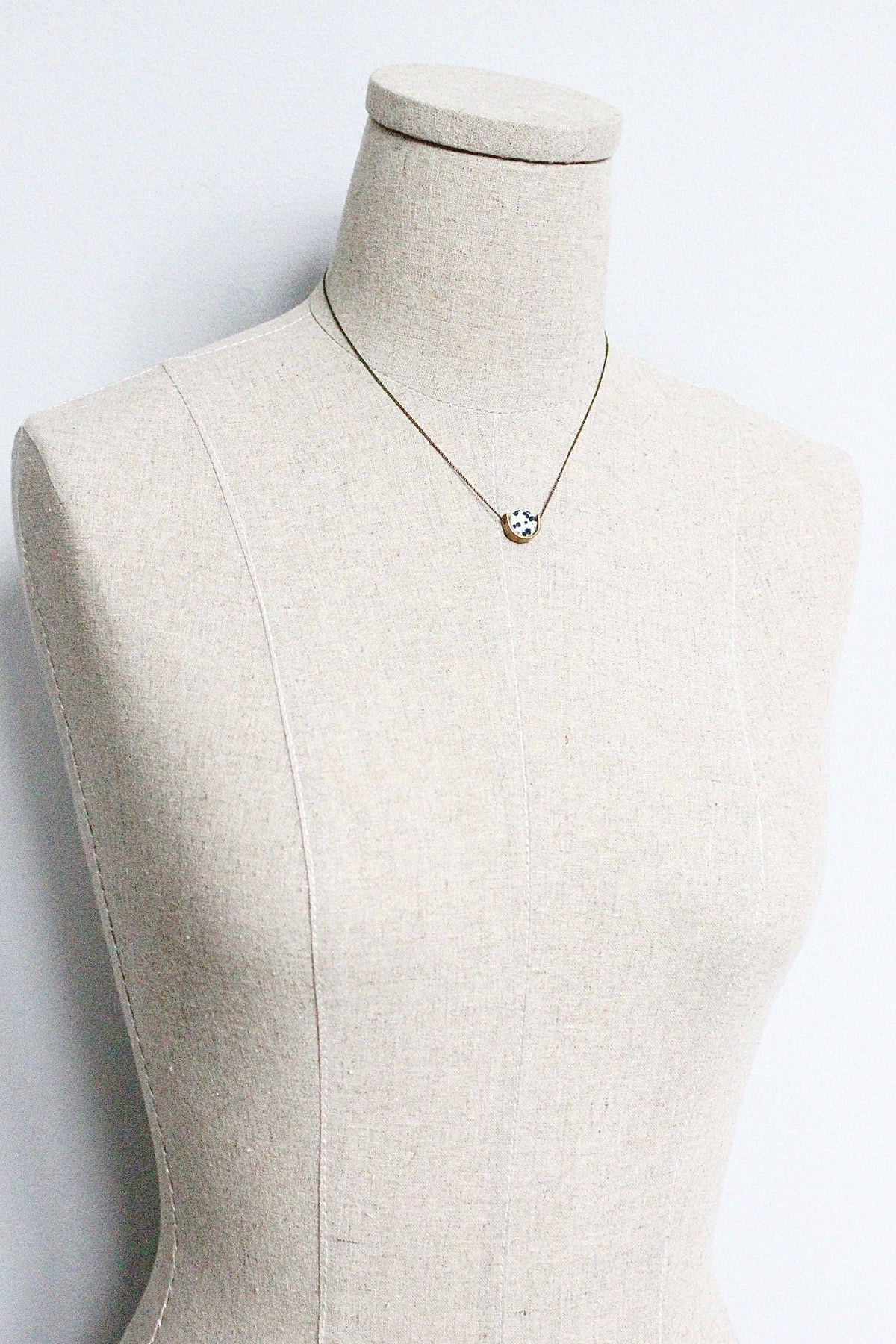 Mini Dalmatian Pendant Necklace