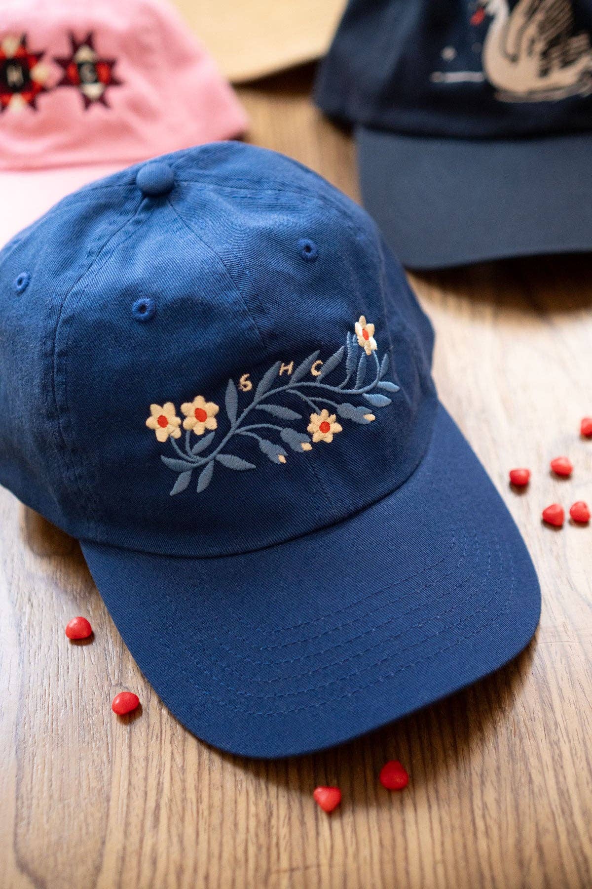 Garland Floral Embroidered Dad Hat