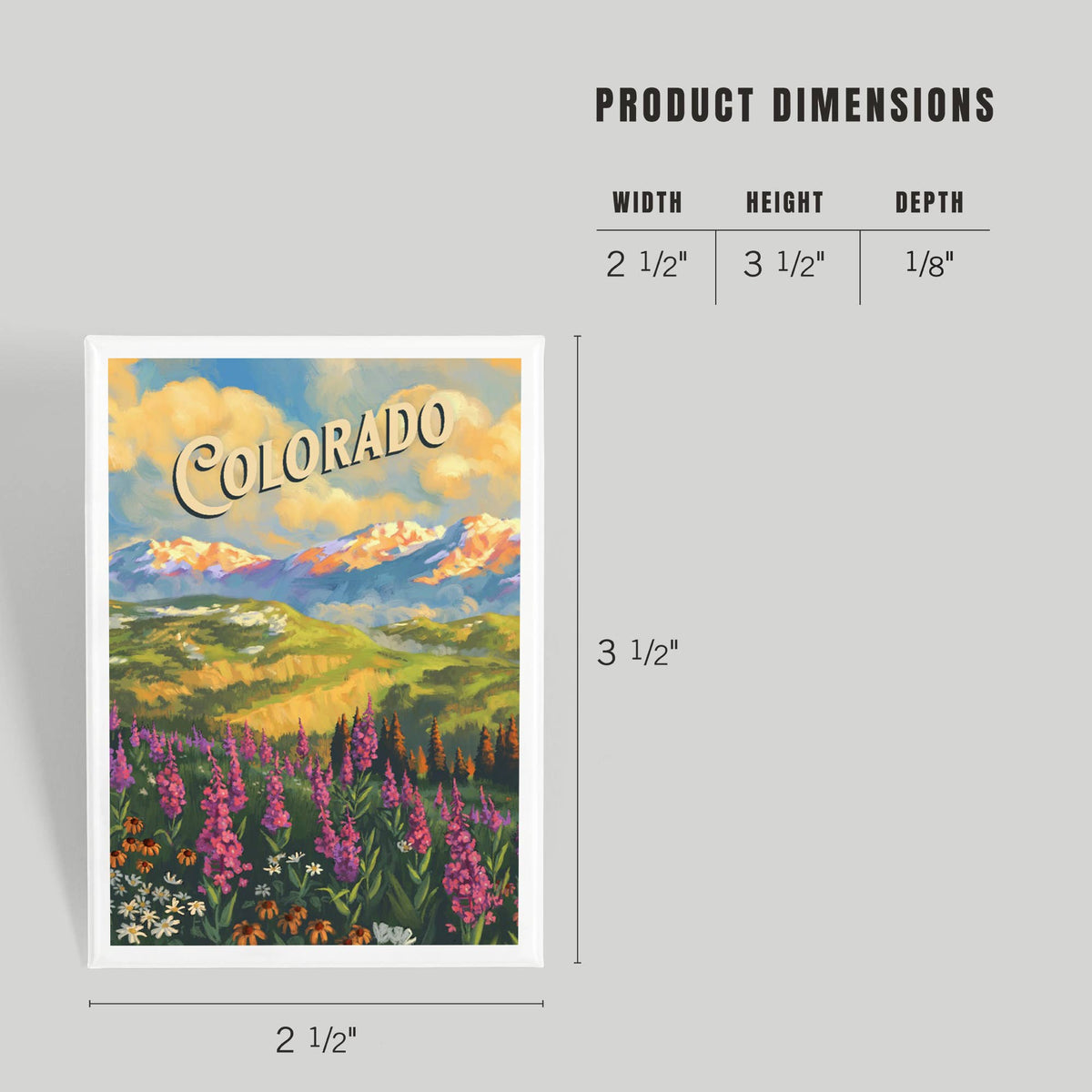 Colorado Oil Painting Magnet