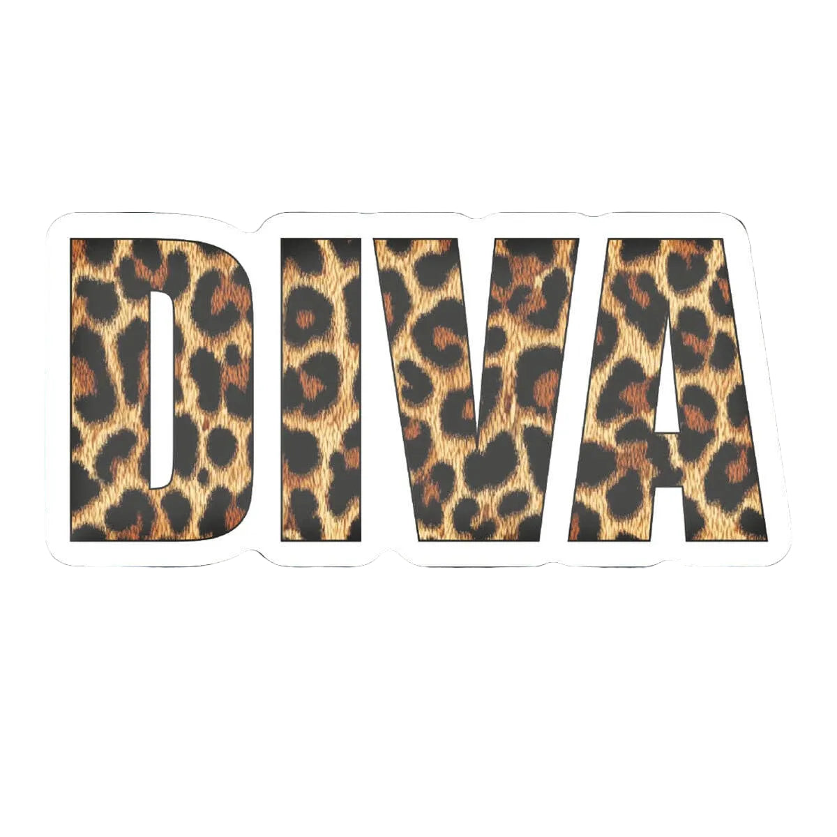 DIVA Leopard Sticker
