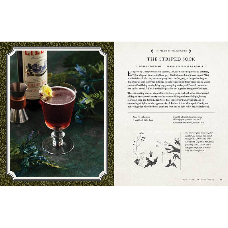 Uneasy Elixirs 50 Curious Cocktails Inspired E. Gorey