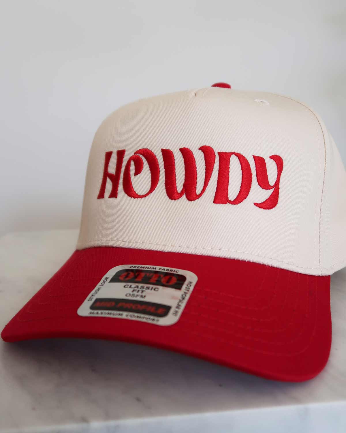 Howdy Embroidered Hat - Trendy Western 5 Panel Cap