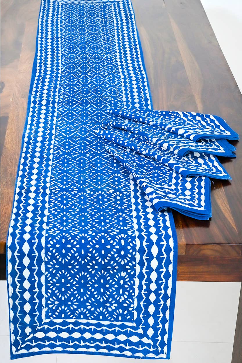 Indigo Table Runner