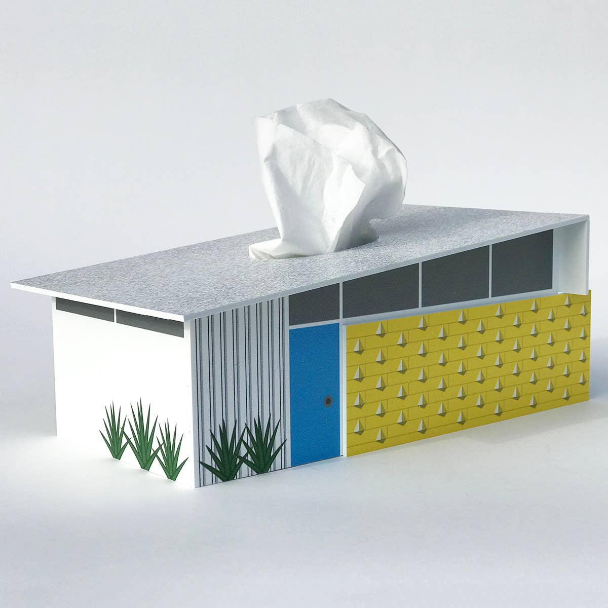 Midcentury Tissue Box Cover - Wedge House
