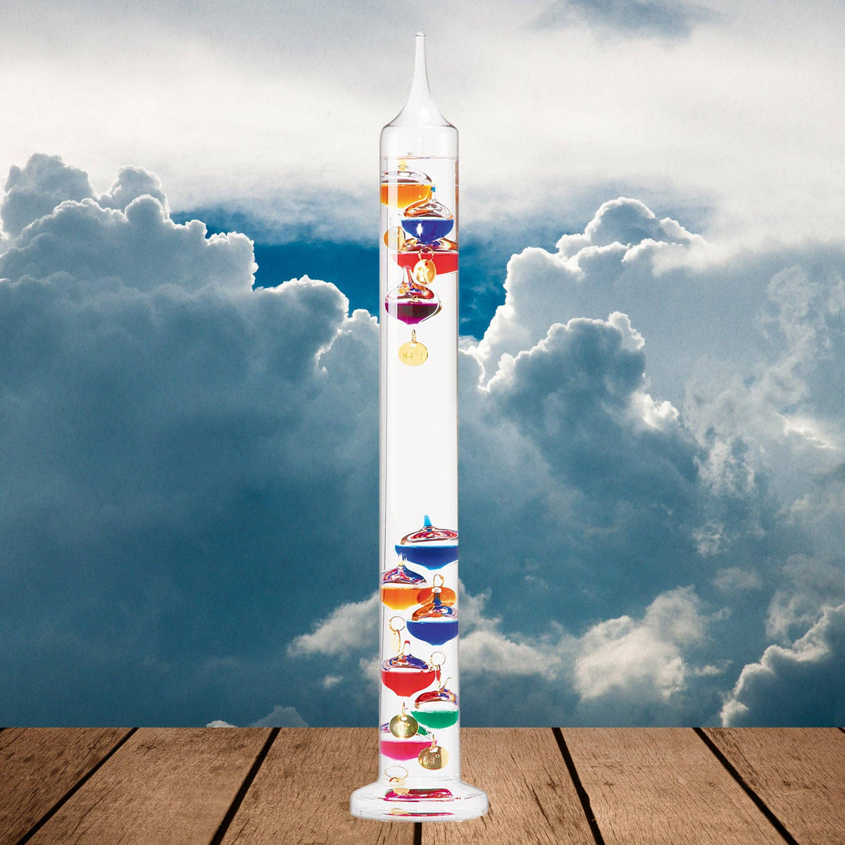 Galileo Thermometer Large 17" Classic Weather Tool