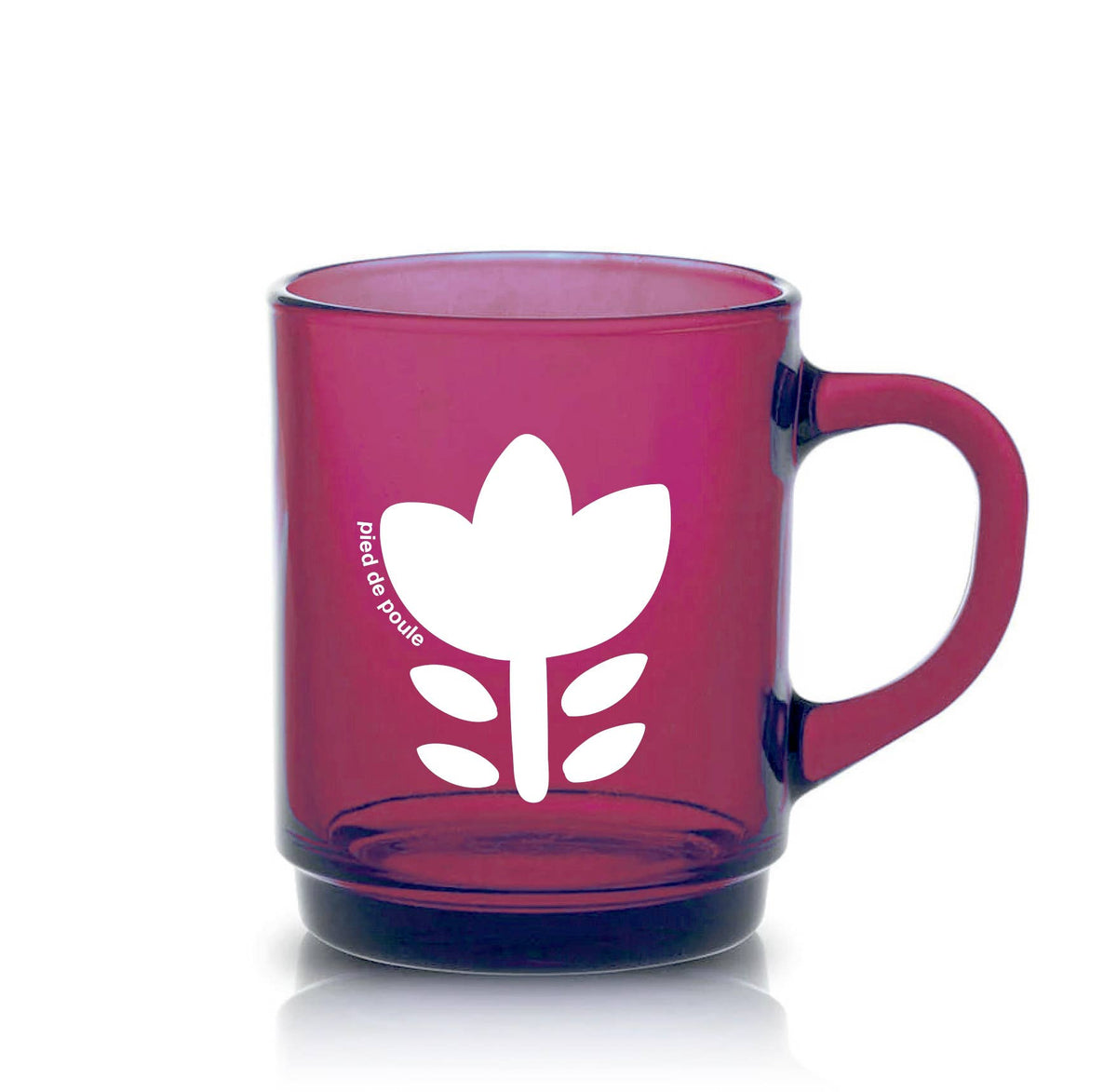 Duralex mug - “Retro” Plum