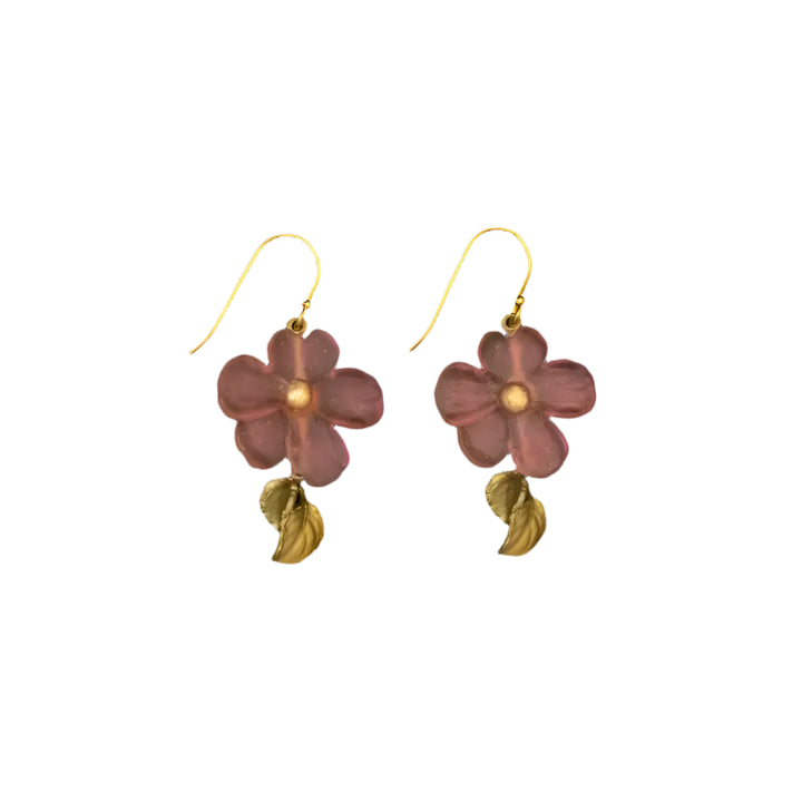 Impatiens Pink Earrings