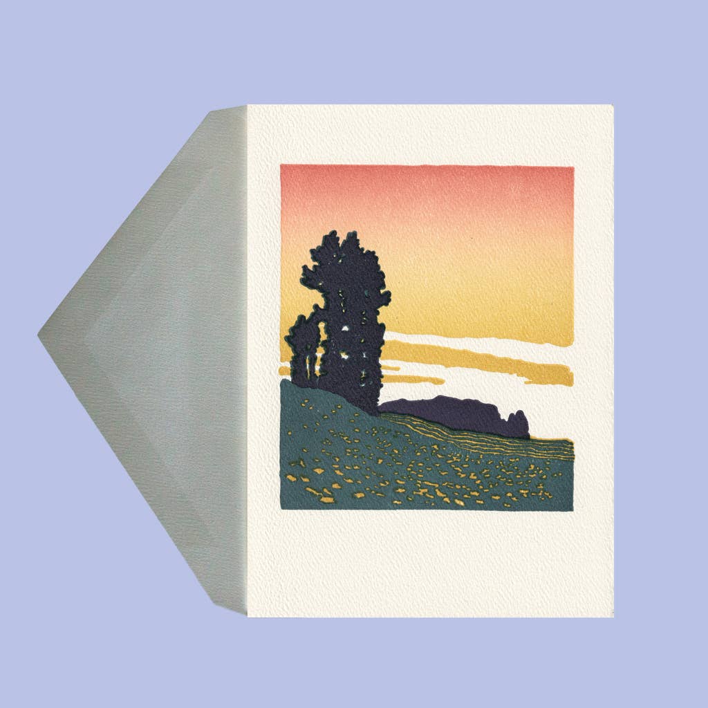 Golden Sunset Individual Card