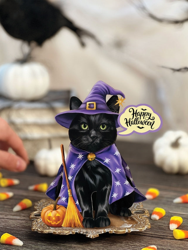 Halloween Cat, Mini Pop-up Card