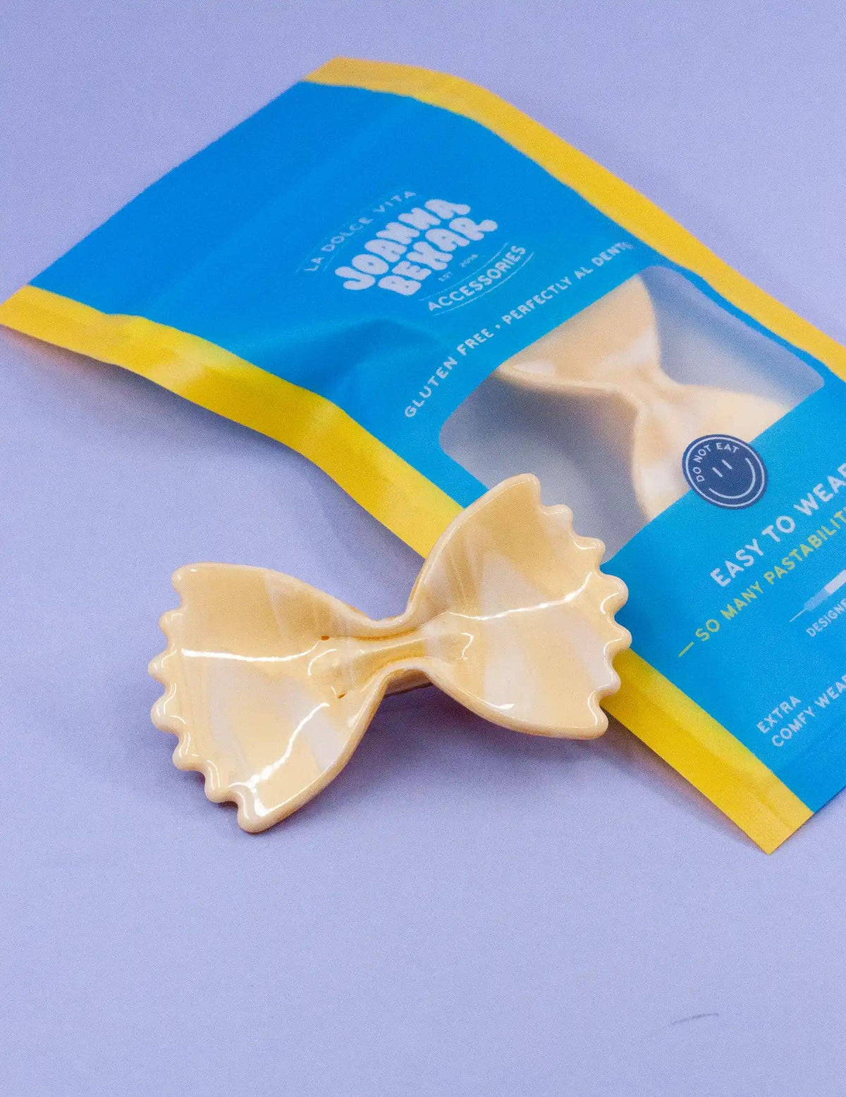 Farfalle Pasta Italian Bow Tie Alligator Hair Clip