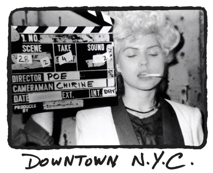 Debbie Harry (Clapperboard) Baseball Shirt.