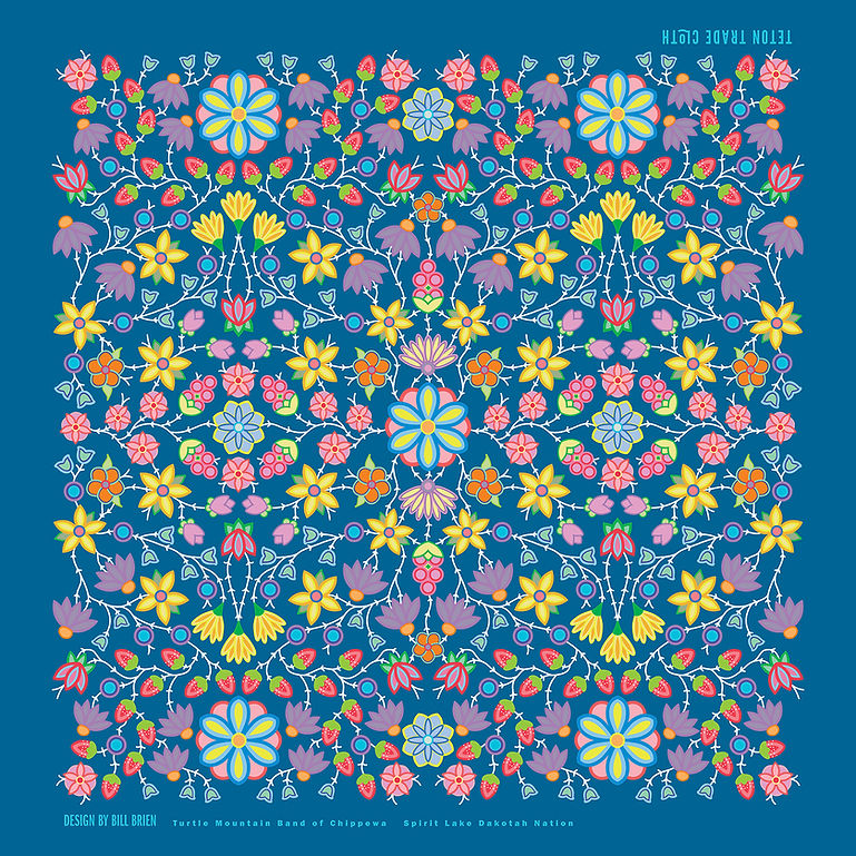 Bill Brien - Blue Satin Scarf
