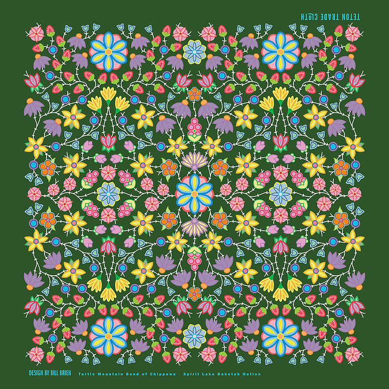 Bill Brien - Green Satin Scarf
