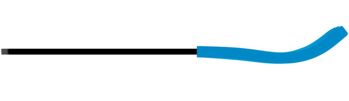 Black Acrylic Fork, Sky Blue Silicone Sleeve