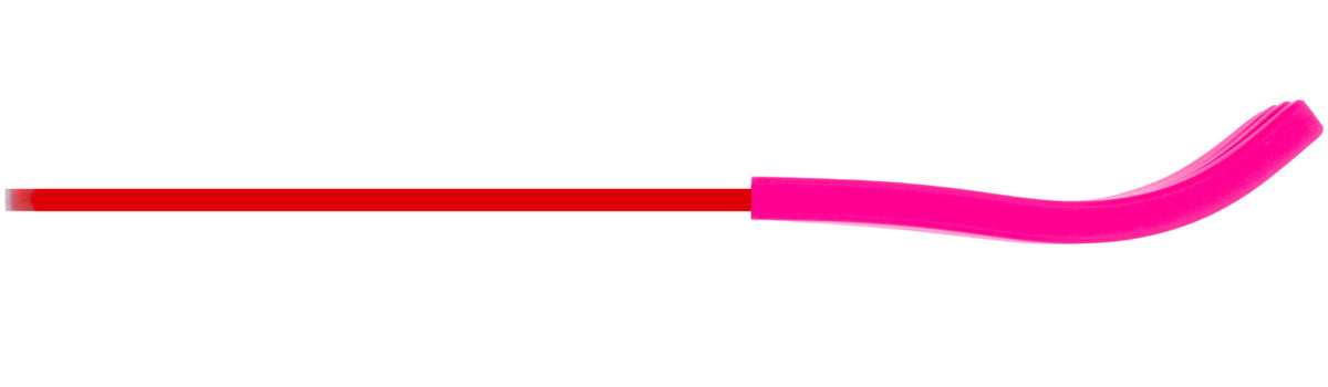 Red Acrylic Fork, Hot Pink Silicone Sleeve
