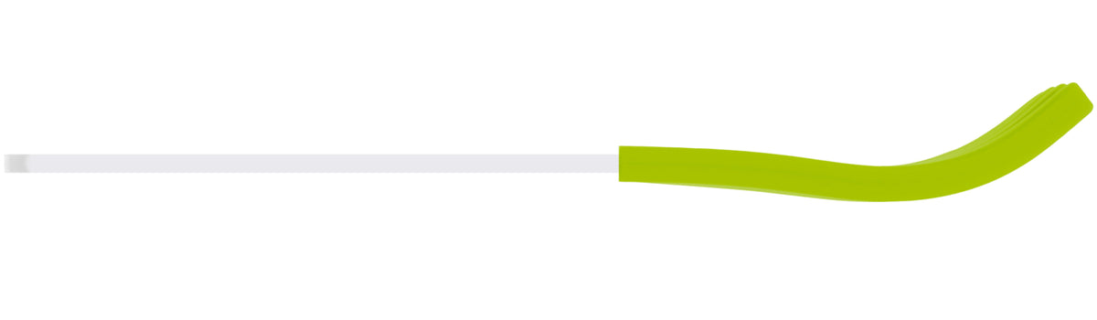 Frosted Acrylic Fork, Light Green Silicone Sleeve