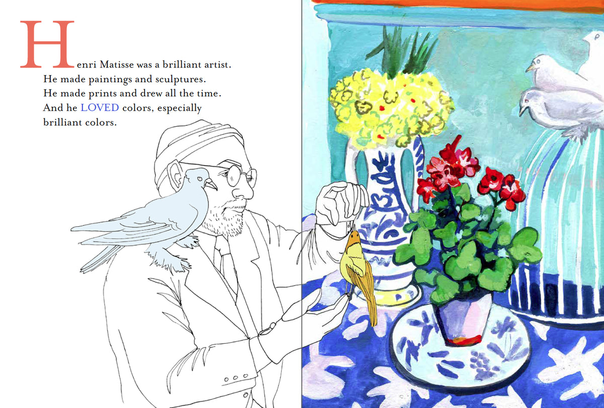 The Swimmers: Paper cut-outs with Matisse