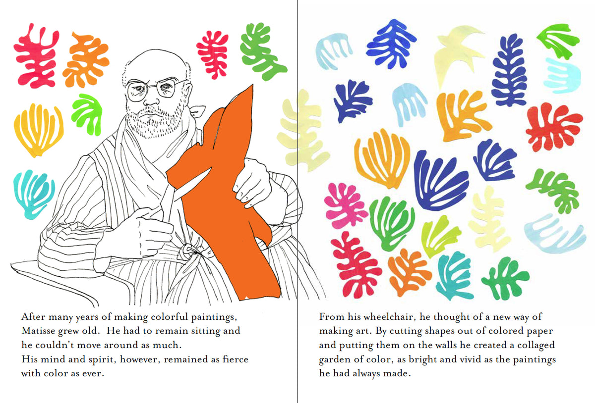 The Swimmers: Paper cut-outs with Matisse