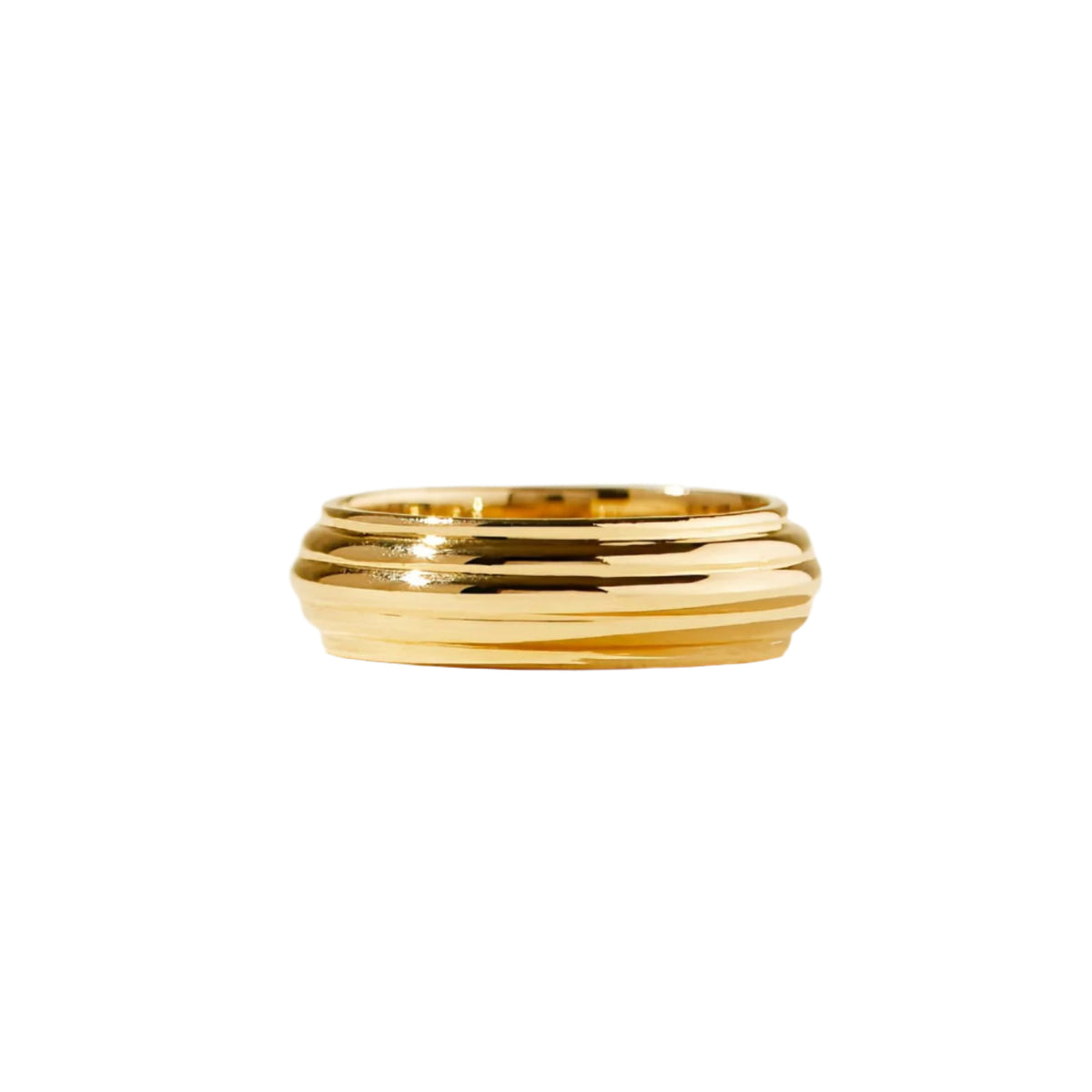 Kimball Ring Gold Plated Brass