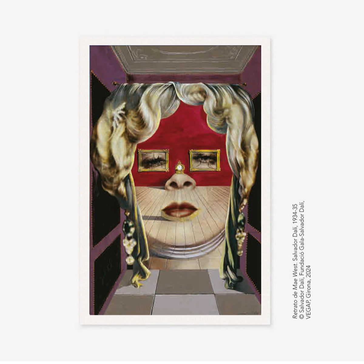 Dali Lip Stud Earrings