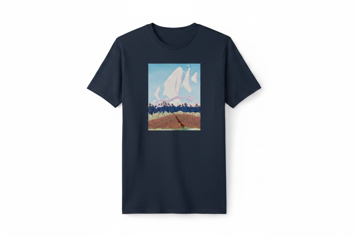Navy T-Shirt Product Shot