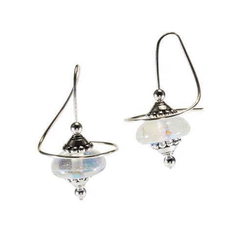 Glass Orb Earrings