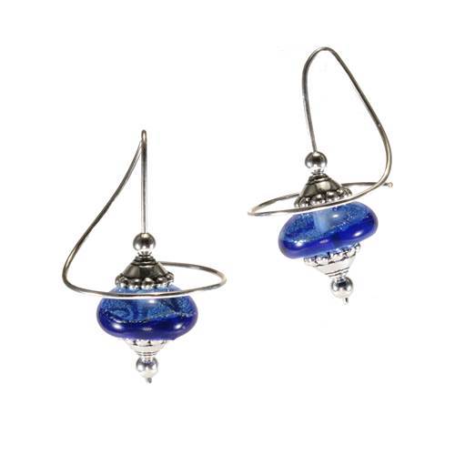 Glass Orb Earrings