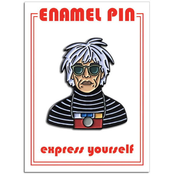 Warhol Camera Pin